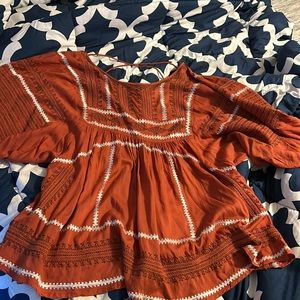 Free People flows peasant top